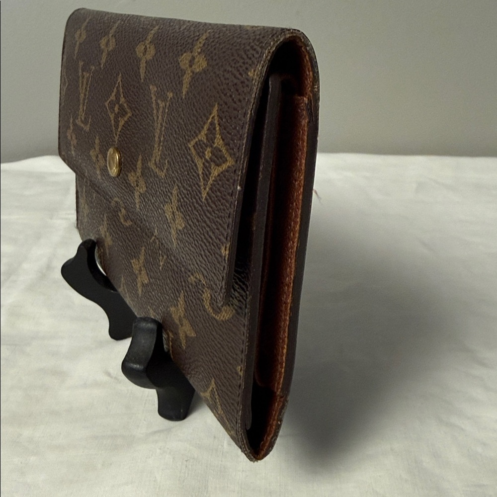 Louis Vuitton Monogram Sarah Wallet Long Flap Brown FL1002 - Picture 5 of 11